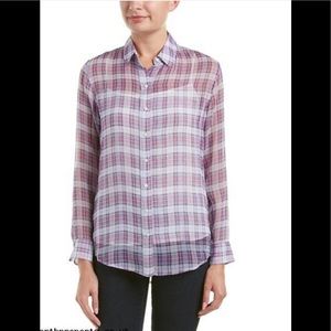 J. McLaughlin 100% Silk Blouse